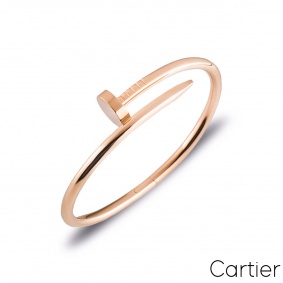 Cartier Rose Gold Plain Juste Un Clou Bracelet Size 18 B6048118 Cartier Rose Gold Plain Juste Un Clou Bracelet Size 18 B6048118